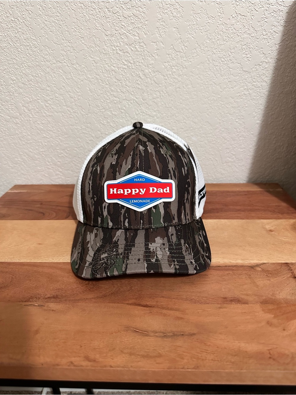 Happy Dad Hard Lemonade Realtree Trucker Hat NWT